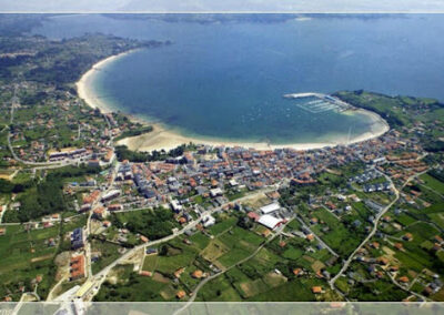 Vista aérea del pueblo